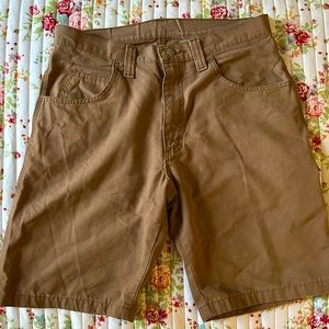 Khaki Carpenter Wrangler Shorts